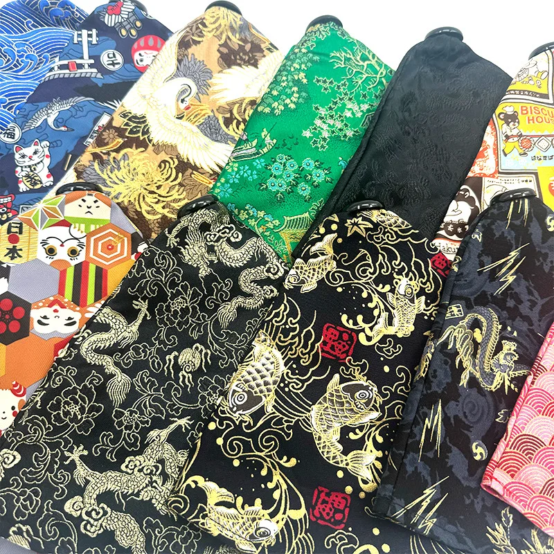 JDM Car Styling Japanese Kimono Styles Car Shifter Boot Cover Cloth Gear Sleeve Gift Personalized Decoration Car Accessories thumbnail 4