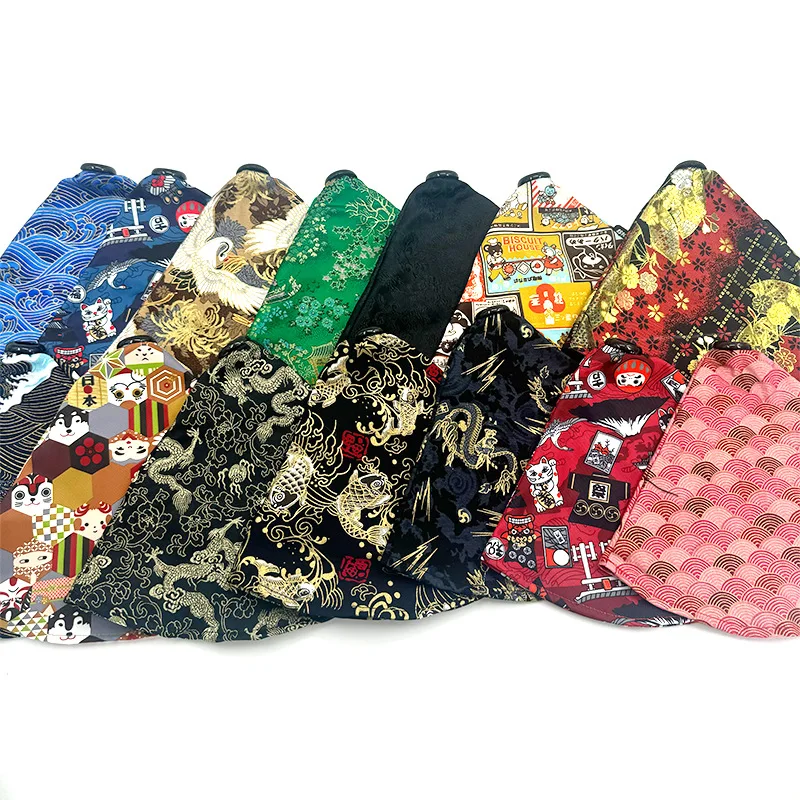 JDM Car Styling Japanese Kimono Styles Car Shifter Boot Cover Cloth Gear Sleeve Gift Personalized Decoration Car Accessories thumbnail 2