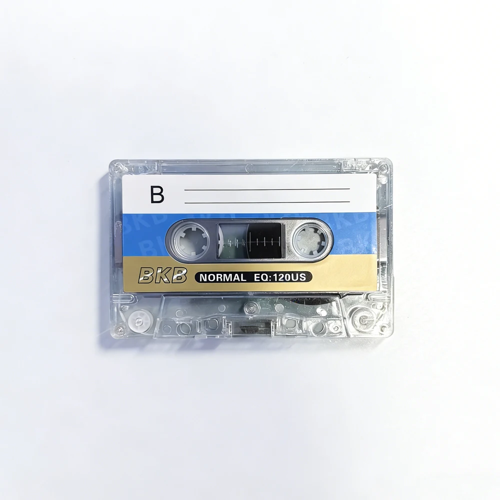 Standard Cassette Blank Tape Player Empty Tape With 60 Minutes Magnetic Audio Tape Recording For Speech Music Player thumbnail 2