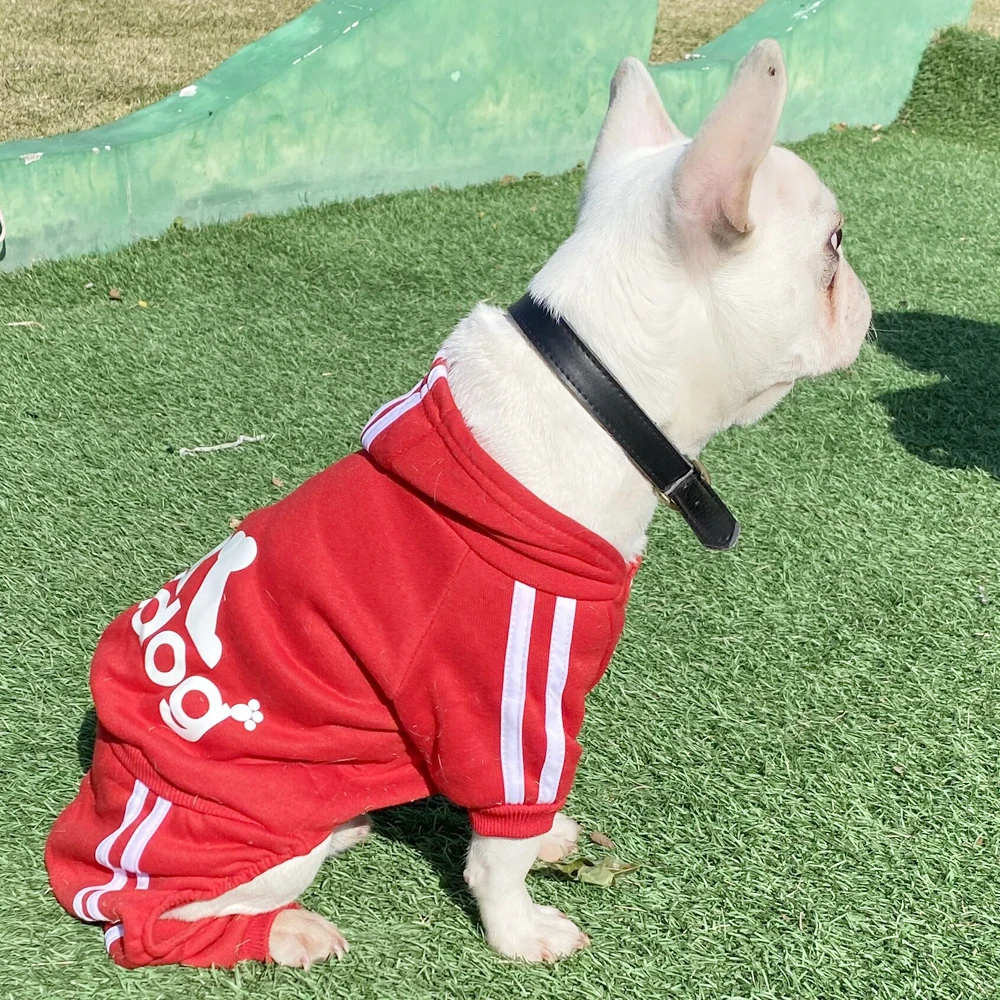 Brand Design Adidog Clothing Dog Jumpsuit Sports Suit Spring Dog Clothes for Small Dogs Chihuahua Terrier Beagle Pet Apparel thumbnail 4