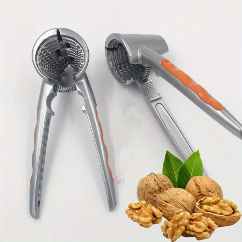 1pc Ergonomic Nutcracker - Multi-functional Double Headed Walnut and Hazelnut Cracker thumbnail 5