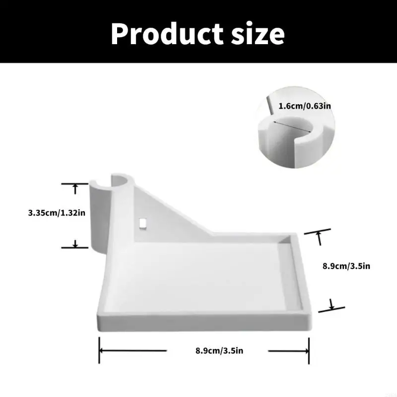 23GA Pack Of 2 Plastic Grow Tent Corner Shelf for Home Gardeners Adjustable Tent Rack thumbnail 6