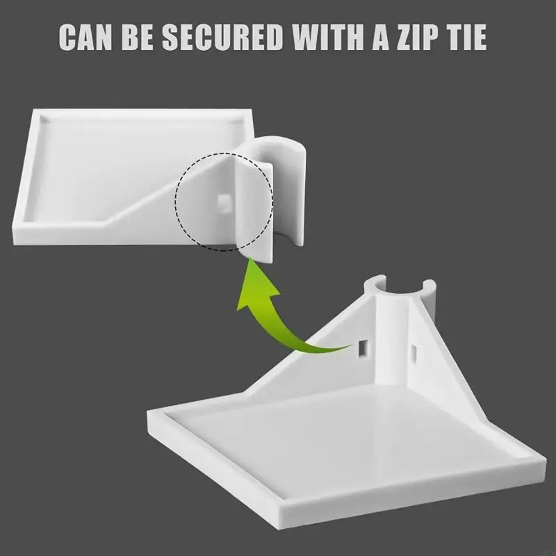 23GA Pack Of 2 Plastic Grow Tent Corner Shelf for Home Gardeners Adjustable Tent Rack thumbnail 2