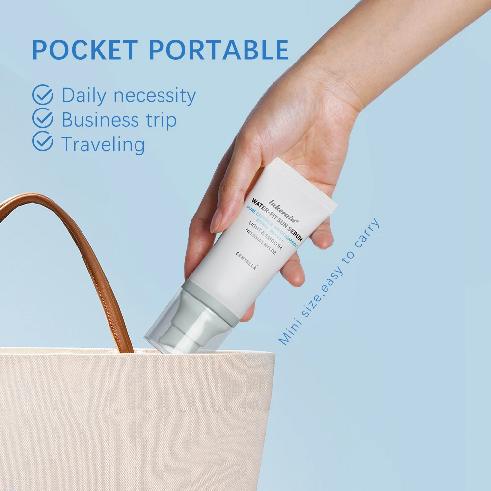 SPF50 Facial Centella Sunscreen Protector Solar Sunblock Skin Whitening Cream Korean Moisturizing Protector New Care Body thumbnail 5