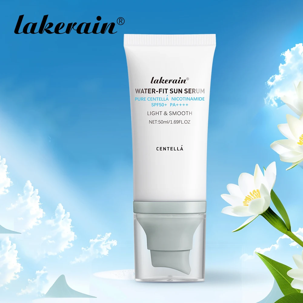 SPF50 Facial Centella Sunscreen Protector Solar Sunblock Skin Whitening Cream Korean Moisturizing Protector New Care Body thumbnail 6