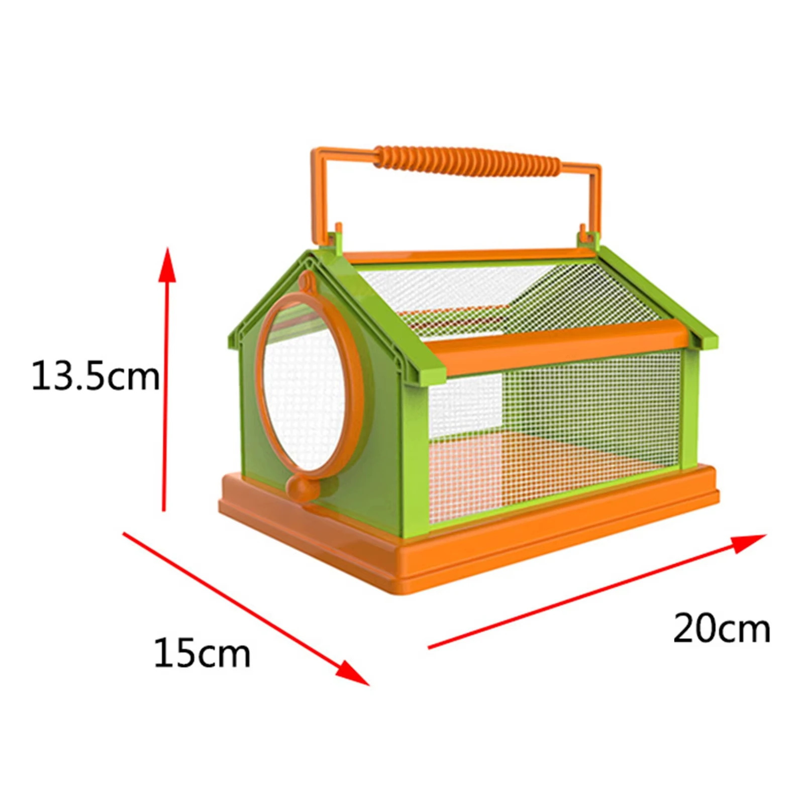 New 4 Color Portable Butterfly Insect Habitat Cage with Carrying Handle Collapsible Breathable Mesh Caterpillars Cage for Insect thumbnail 5