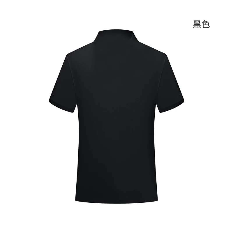 Summer 230g 100% Cotton Polo Shirt Print Logo Customized Embroidery Company Group Name Men Women Short Sleeved Breathable Top thumbnail 4