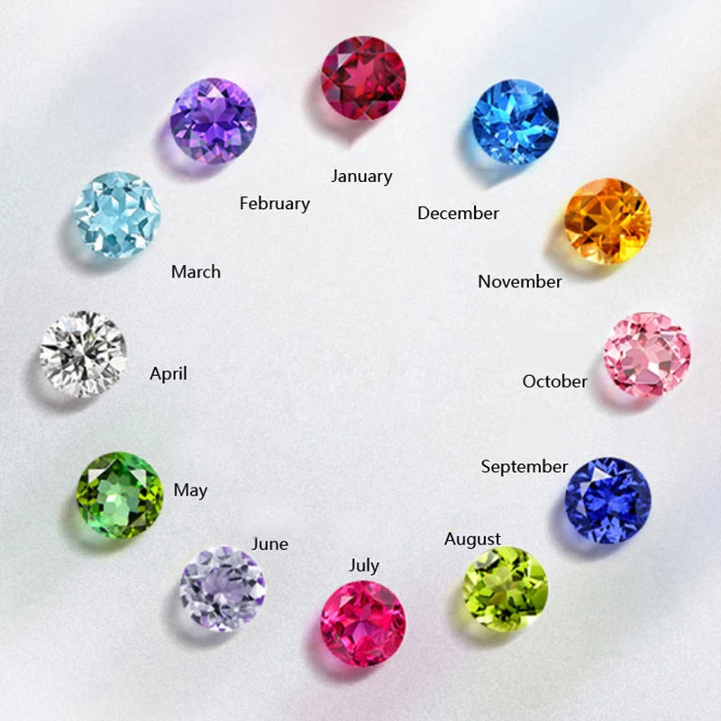 Personalized 1-8 Birthstone Rings Family Mothers Cubic Zirconia Ring Custom Engraved Name Rings Jewelry for Women Grandma Couple thumbnail 6