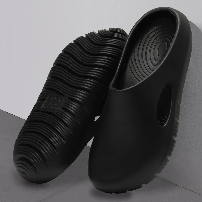 Summer New EVA Cool Slippers for Home Comfort, Anti slip Fashion, Versatile Couple Wearing Baotou Slippers for Men thumbnail 2