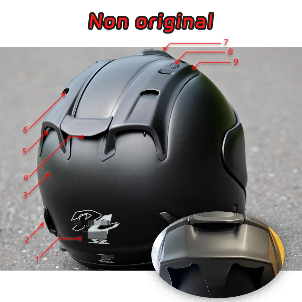 Motorcycle Helmet Air Vent Air Vent Cover Front Vents Street For for Arai SZ RAM VZ SZV vz-ram 3/4 thumbnail 2