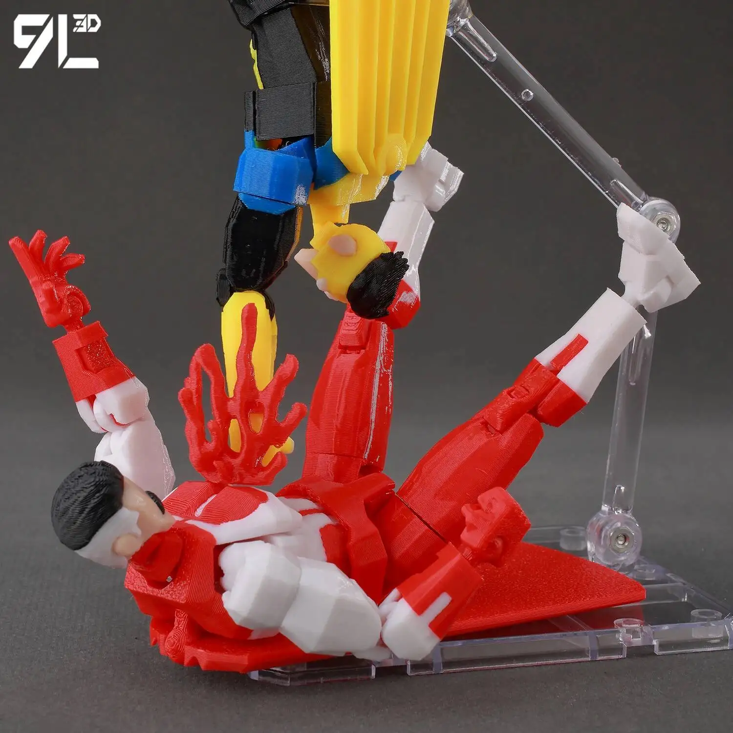 9L3D Lucky 13 Invincible Boy Conquer​ Omni Action Figure 3D Printed Anime Model Multi-Jointed Poseable Collectible Toy Gift Fan thumbnail 4