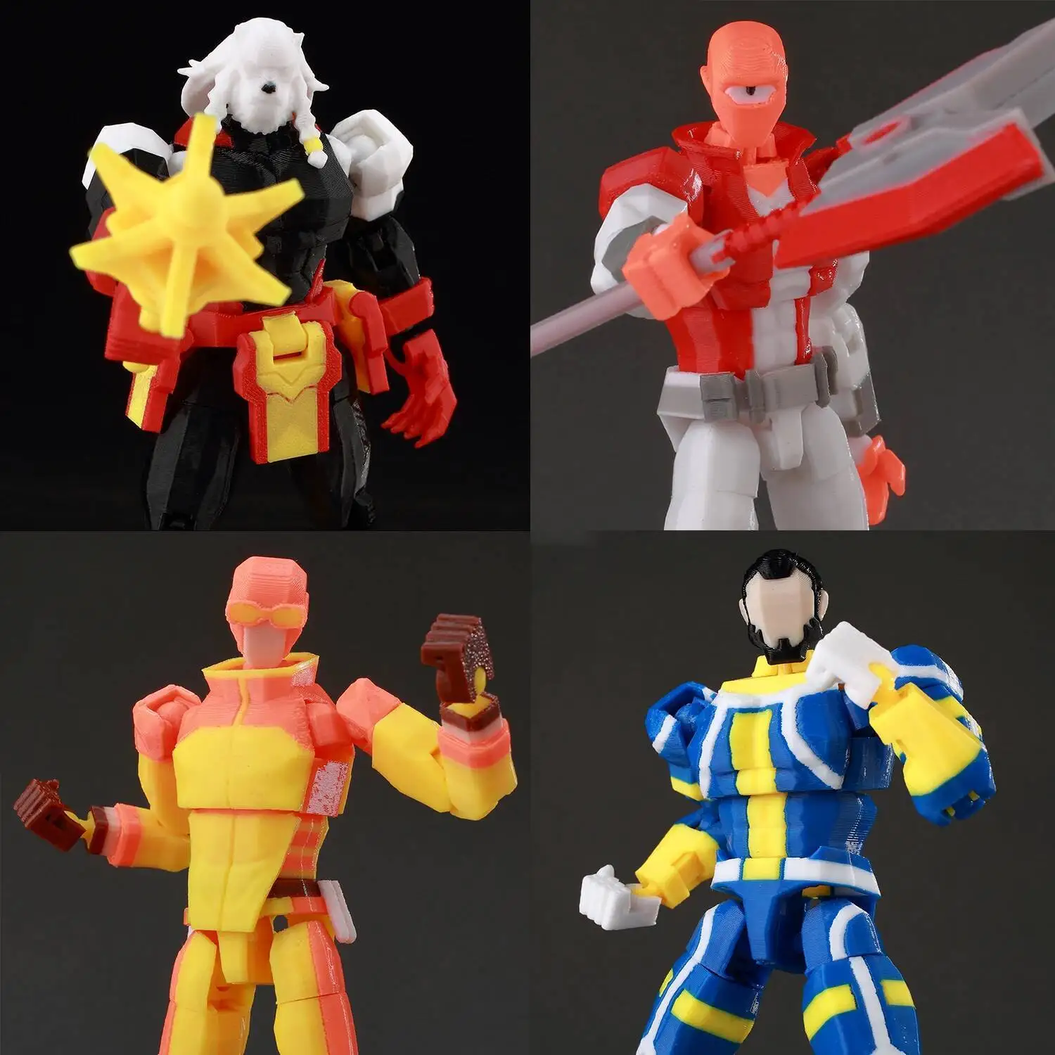 9L3D Lucky 13 Invincible Boy Conquer​ Omni Action Figure 3D Printed Anime Model Multi-Jointed Poseable Collectible Toy Gift Fan thumbnail 3