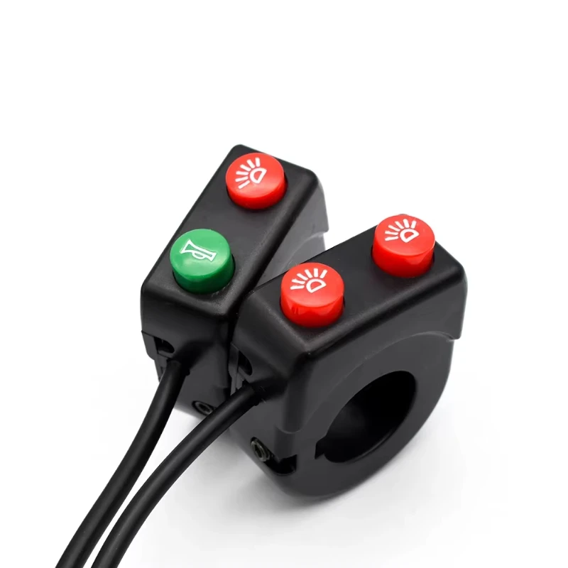 Motorcycle Control Headlight Horn 2-function Switch 22 Handlebar Tube Diameter 2-in-1 Combination Switch Motorcycle Accessories thumbnail 4