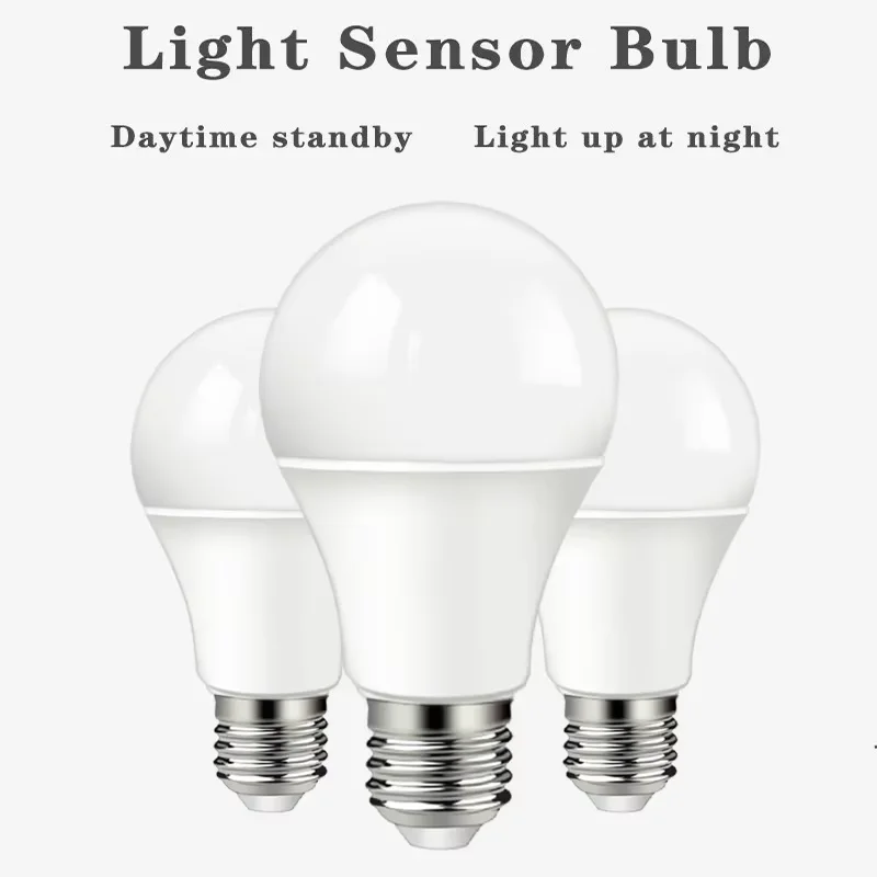 1-10pcs AC110V/220V 10W LED Bulb with Light Sensor,E27/B22 Base, Ideal for Underground Garage Corridor Entrances Bright at night thumbnail 4