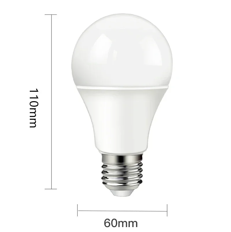 1-10pcs AC110V/220V 10W LED Bulb with Light Sensor,E27/B22 Base, Ideal for Underground Garage Corridor Entrances Bright at night thumbnail 2