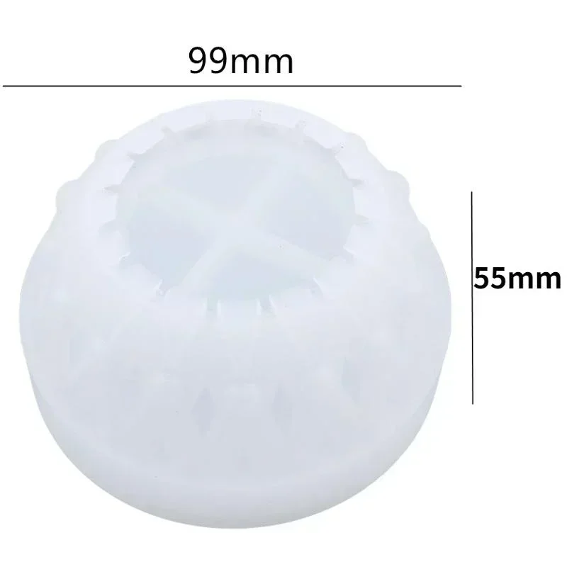 Egg Shape Storage Case Resin Mold Crystal Epoxy Silicone Mold Jewelry Making Casting Mould DIY Epoxy Resin Casting Home Decor thumbnail 3