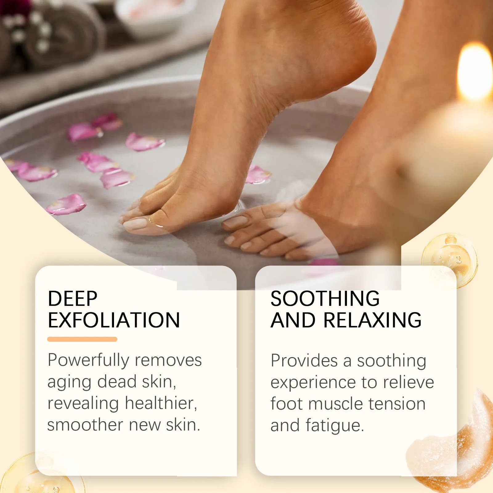 Crystal Jelly Spa Foot Soak Remove Dead Skin Soften Calluses Body Exfoliation Eliminate Fatigue Soothing Mud Scruber Skin Care thumbnail 3