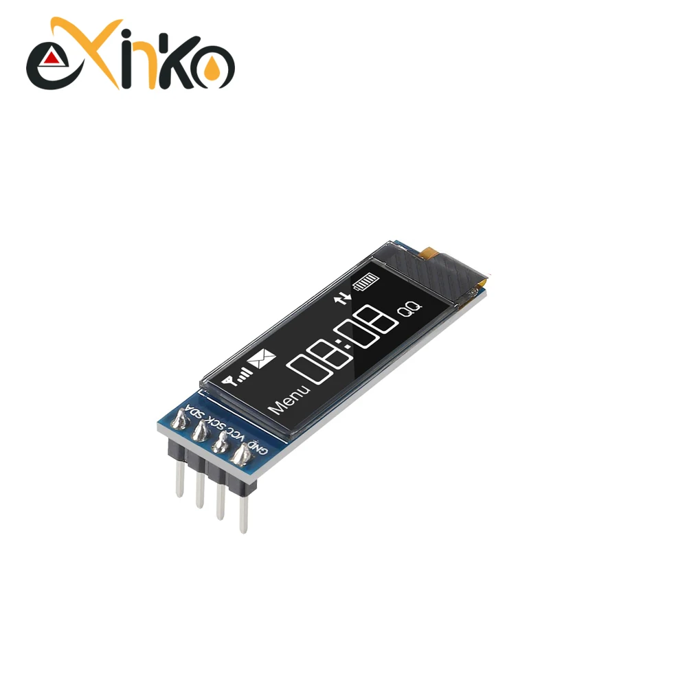1-10pcs 0.91 inch OLED display module white/blue OLED 128X32 LCD LED Display SSD1306 12832 0.91 IIC i2C Communicate for ardunio thumbnail 5