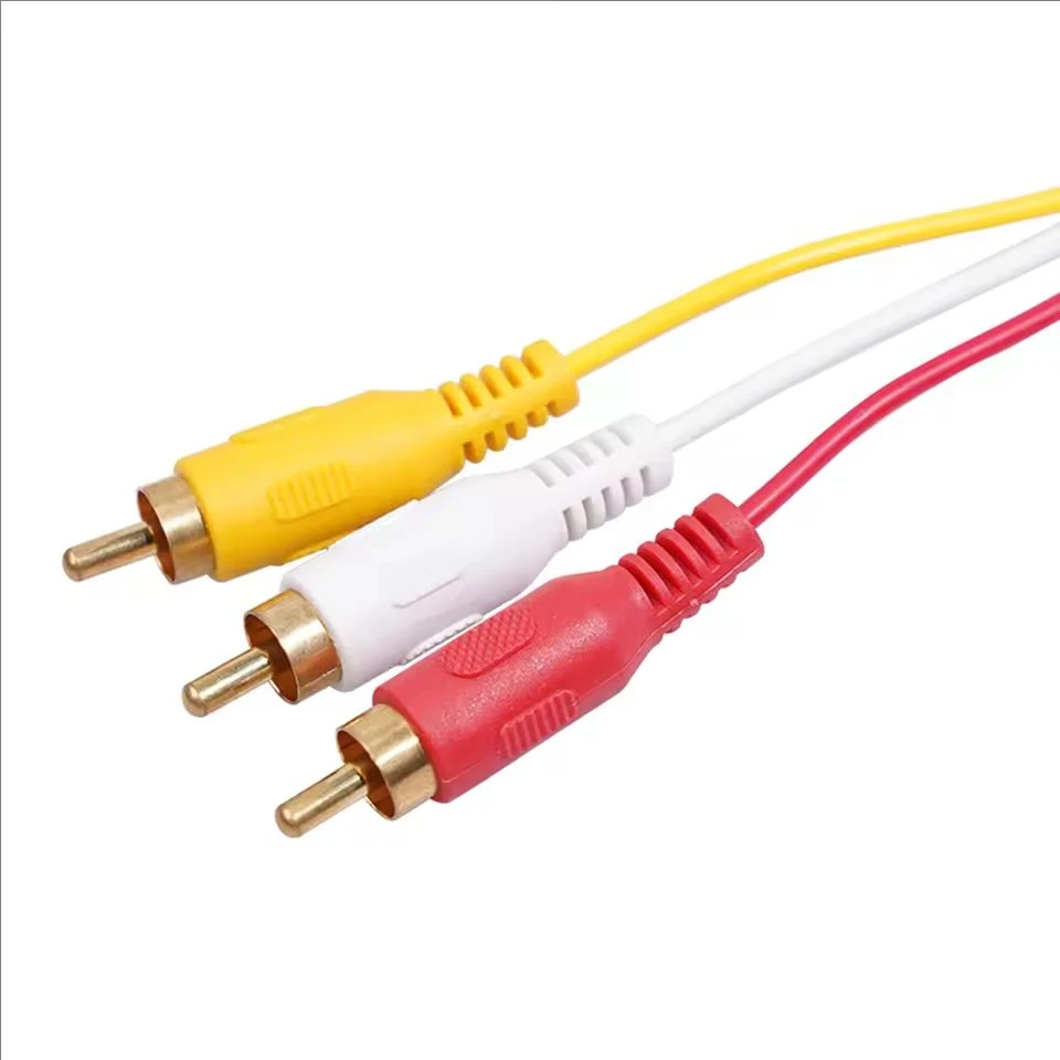 HDMI-compatible to 3RCA Cable 1.5M with HDMI 1.4 to AV Cord HD Audio Video Wire thumbnail 4