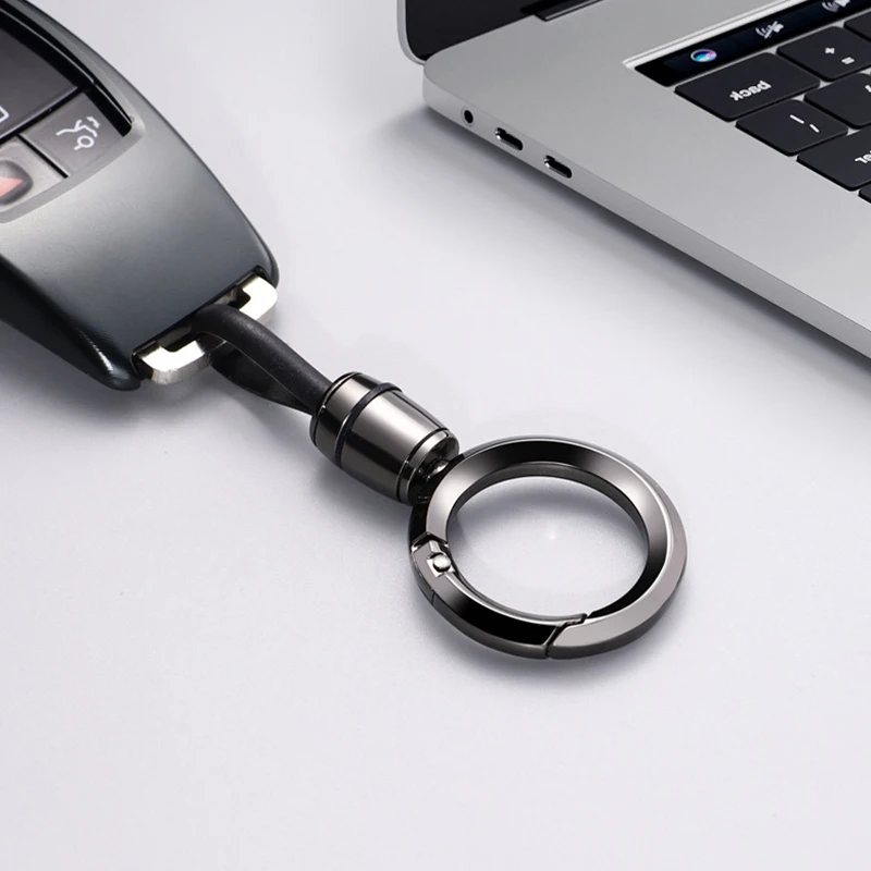 New Car Keychain Men's High-end Car Lanyard Simple Women's Keychain Anti Loss Car Supplies thumbnail 6