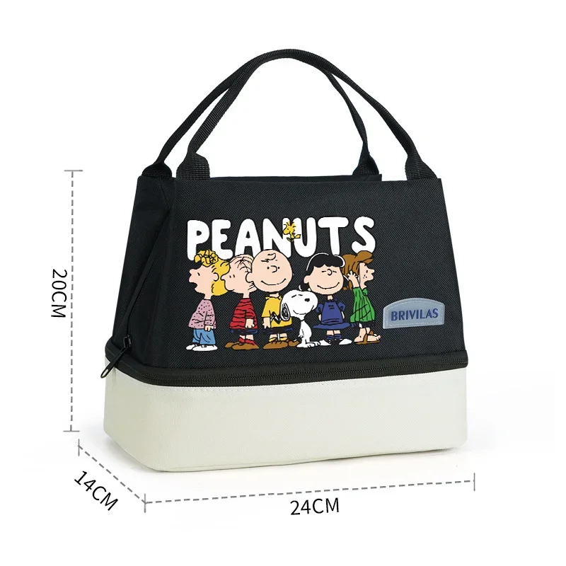 Snoopy Insulated Lunch Bag Insulation Bento Pack Aluminum Foil RiceBag Meal Pack IcePack Kid Bento Lunch Handbag Birthday Gift thumbnail 5