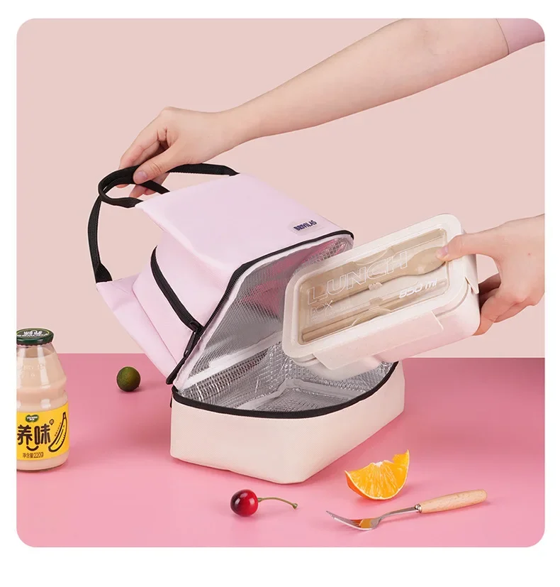 Snoopy Insulated Lunch Bag Insulation Bento Pack Aluminum Foil RiceBag Meal Pack IcePack Kid Bento Lunch Handbag Birthday Gift thumbnail 6