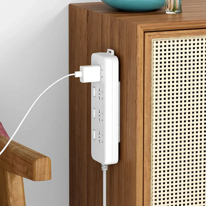 1/3/5/10 Pcs Self-Adhesive Desktop Socket Fixer Cable Organizer Wall Hanging Plug-in Removable Fixer Home Office Accessories thumbnail 3