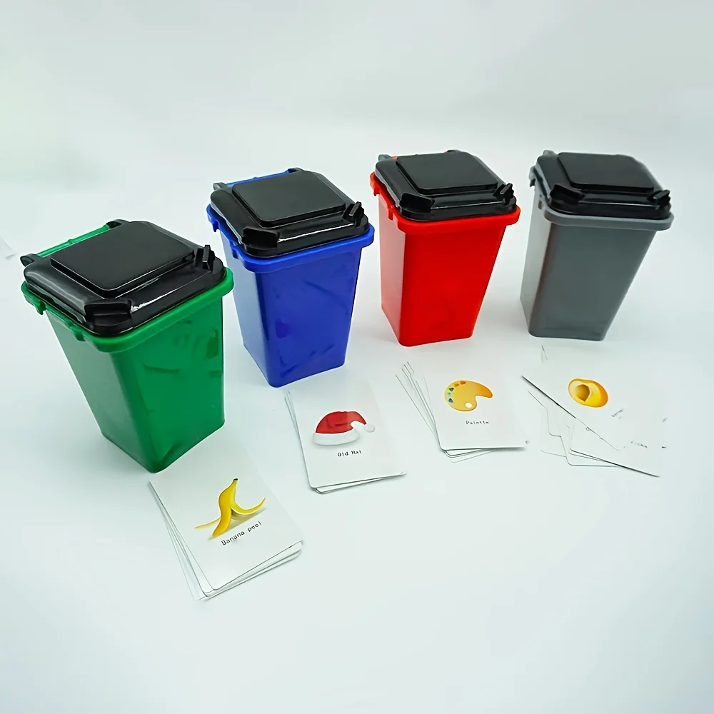 1pc Portable Mini Office Desk Trash Bin Pen Holder - Office Supplies Storage thumbnail 4