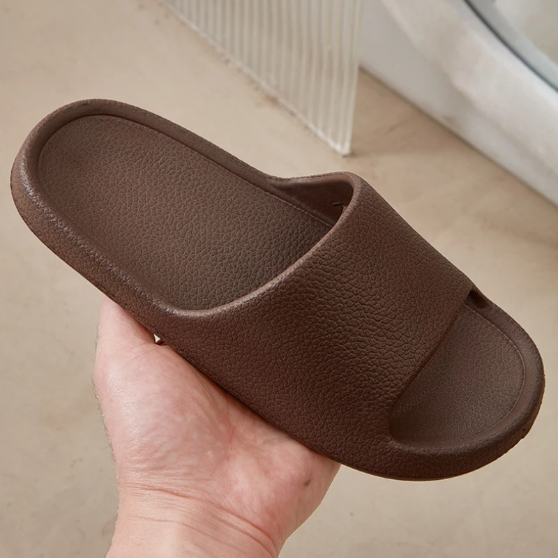 EVA Men Sandals Flip Flops Man Slippers Solid Color Non-slip Soft Sole Comfortable Shower Slippers Outdoor Couple Shoes Summer thumbnail 6