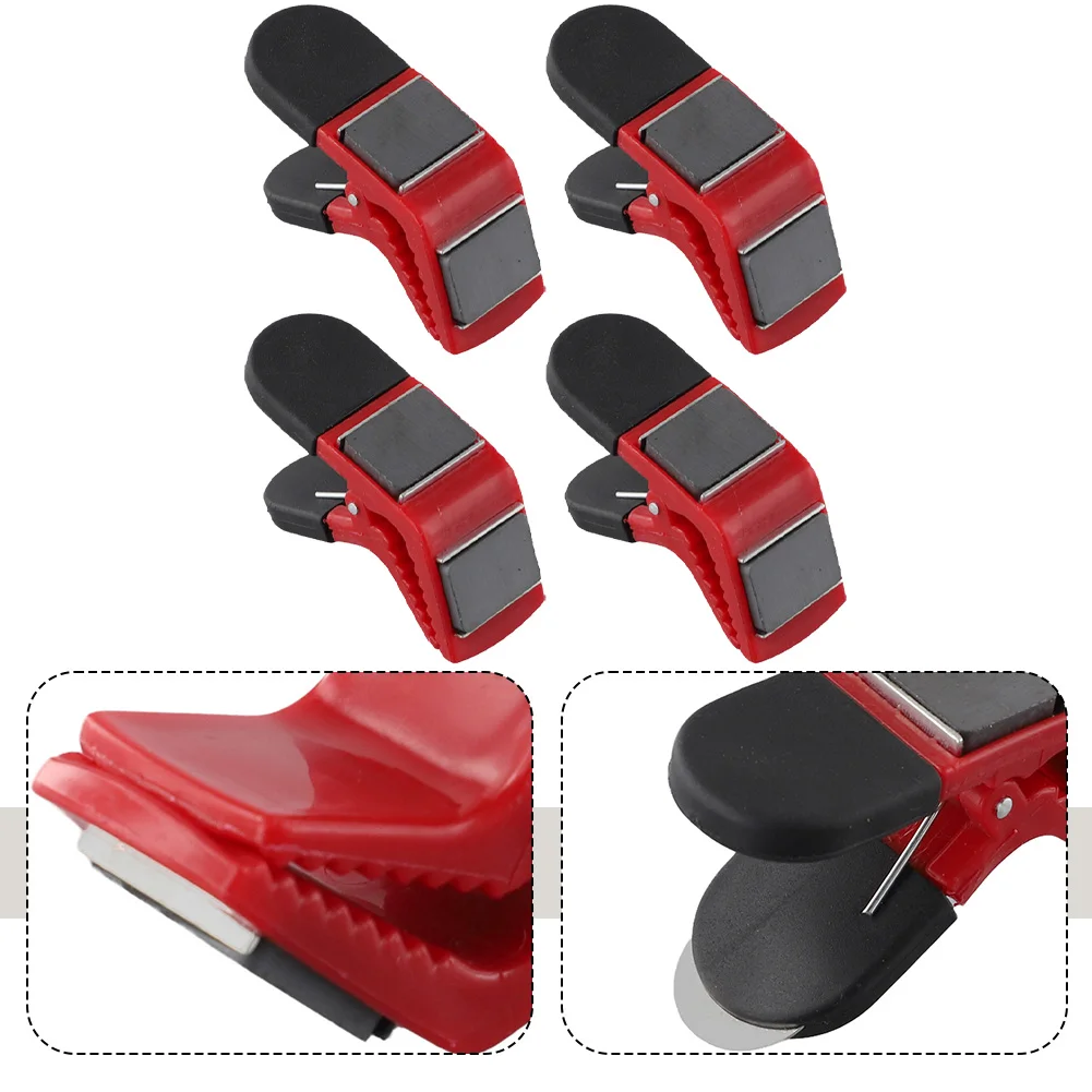 4PCS Magnetic Paint Brush Holder Clips Portable Multipurpose Tin Opener DIY Tool For Home Improvement Workshop Environments thumbnail 2