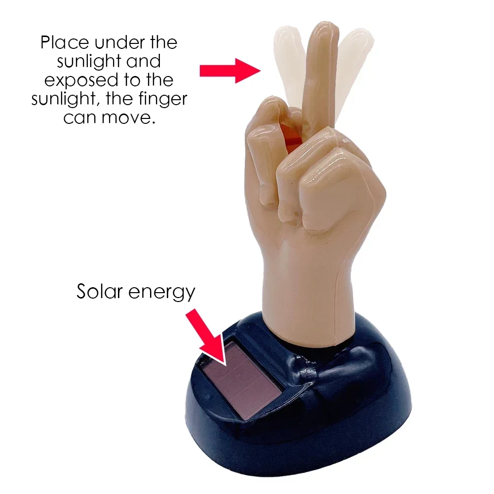 Solar Swing Doll Car Accessories Creative Cartoon Finger Cars Decoration Office Decoration Auto Decor Car Ornament Figurines thumbnail 4