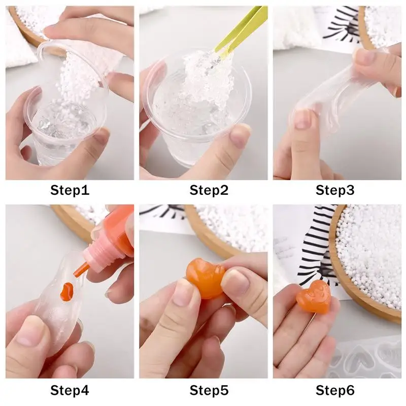 20-500g Resin Clay Free Moldable Clay Thermoplastic Handmade Diy Material Homemade  Transparent DIY Jewelry Crafts Ceramics Tool thumbnail 4