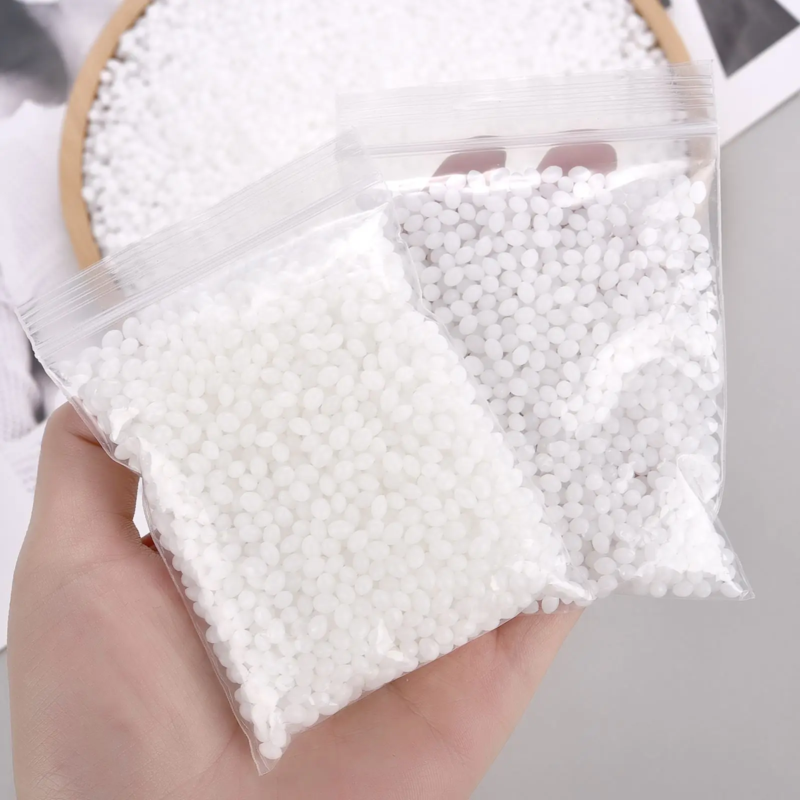 20-500g Resin Clay Free Moldable Clay Thermoplastic Handmade Diy Material Homemade  Transparent DIY Jewelry Crafts Ceramics Tool thumbnail 2
