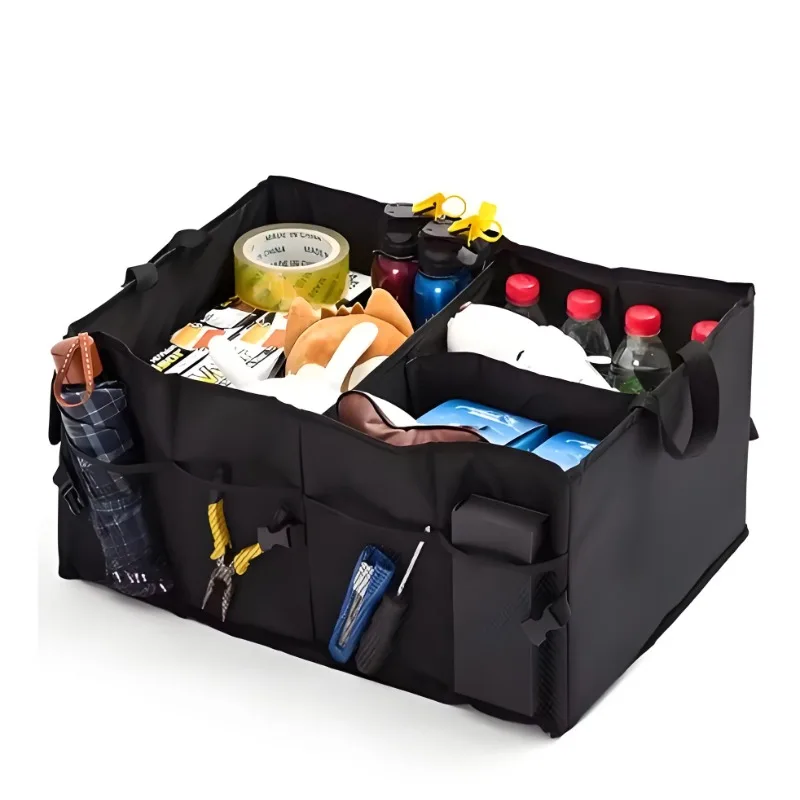Big Capacity Car Storage Box Car Trunk Organizer Storage Tool thumbnail 2