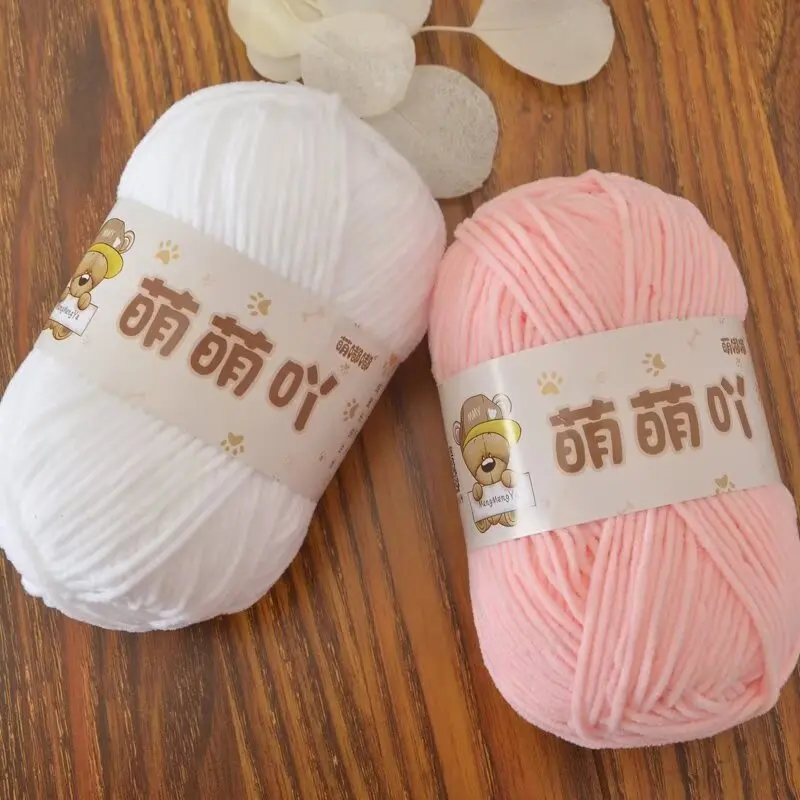 Fluffy Chenille Yarn for Crocheting doll thread Soft Bulky Velvet Yarn for Knitting Crochet Crafts Amigurumi Matte Chenille Yarn thumbnail 2