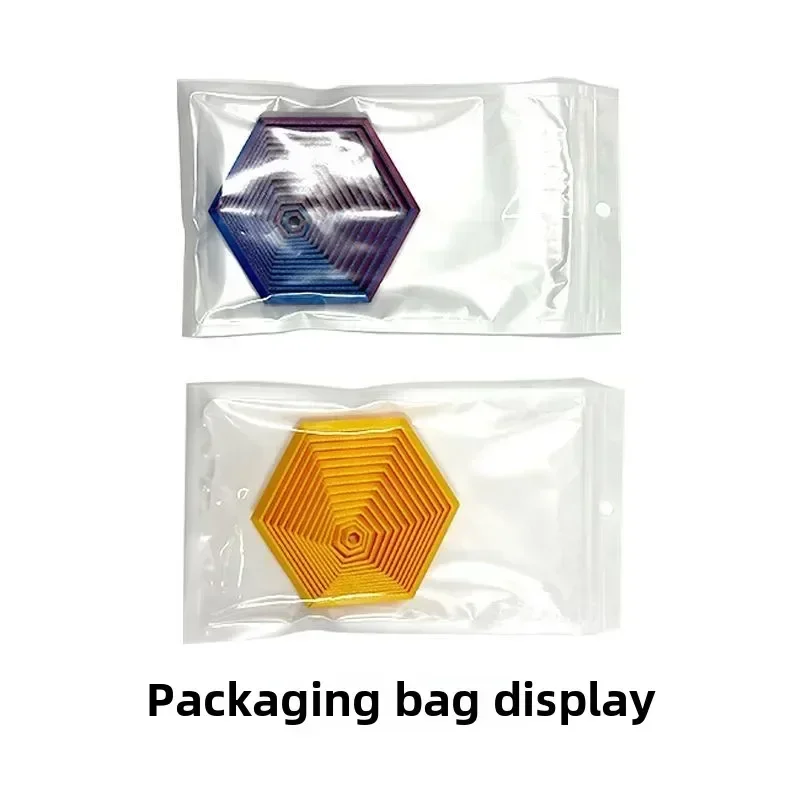 3D Printed Fractal Fidget Hexagon 7cm Portable Playing Sensory Anti-stress Toy Desktop Ornament Kid Toy Visual Gifts Mystery Box thumbnail 6
