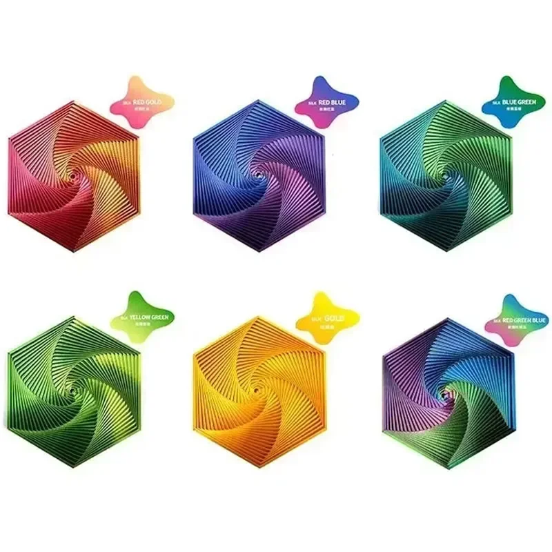 3D Printed Fractal Fidget Hexagon 7cm Portable Playing Sensory Anti-stress Toy Desktop Ornament Kid Toy Visual Gifts Mystery Box thumbnail 5