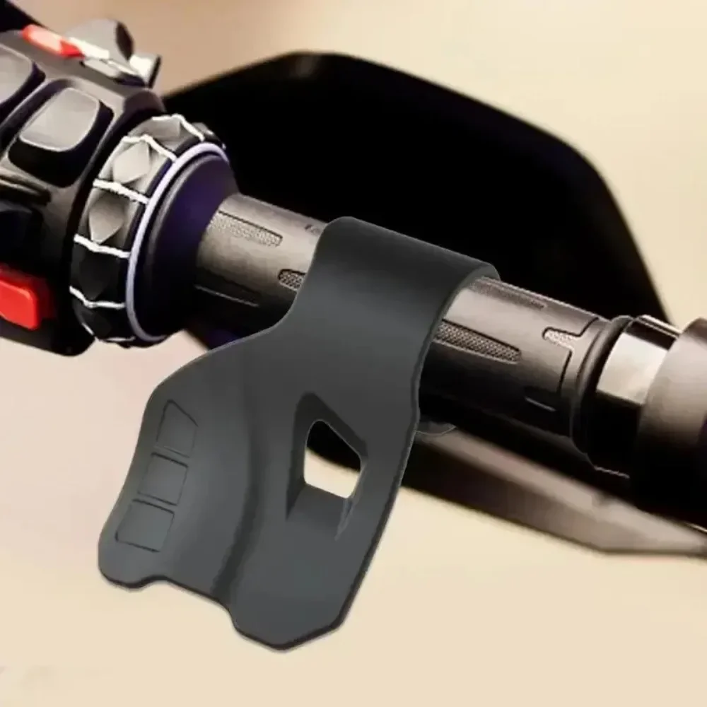 Universal silicone motorcycle throttle grip Grip Cruise control handlebar armrest acceleration locking handle thumbnail 3
