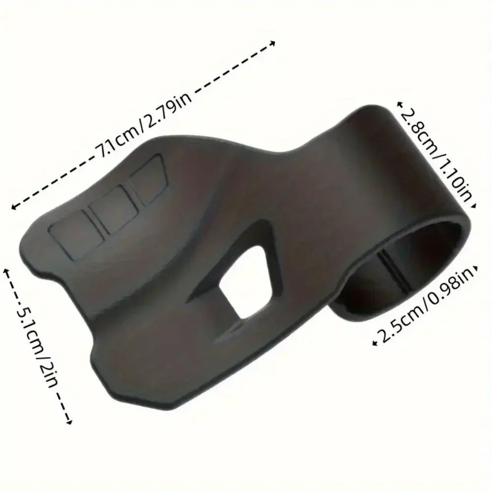 Universal silicone motorcycle throttle grip Grip Cruise control handlebar armrest acceleration locking handle thumbnail 2