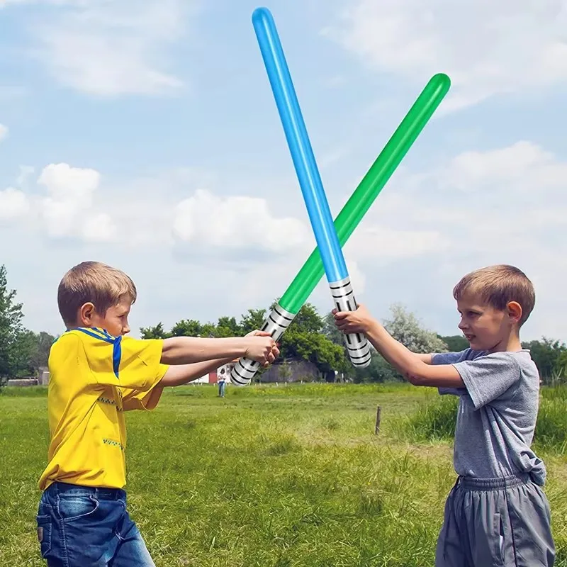 Inflatable Swords Party Favors Birthday Give Aways Kids Blow up Toys Cosplay Halloween Anime Movie Theme Carnival Fun Gifts thumbnail 6