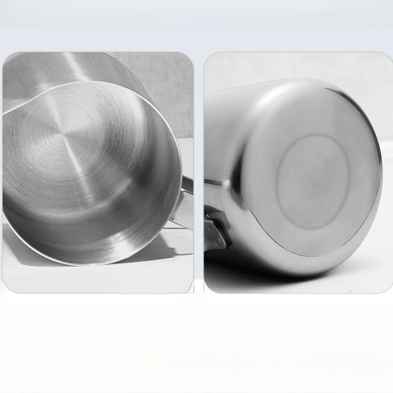 100/150/350/600ml Coffee Milk Frothing Jug Latte Art Milk Frother Pitcher Stainless Steel Measurement Jug Pot Coffee Accessorie thumbnail 4