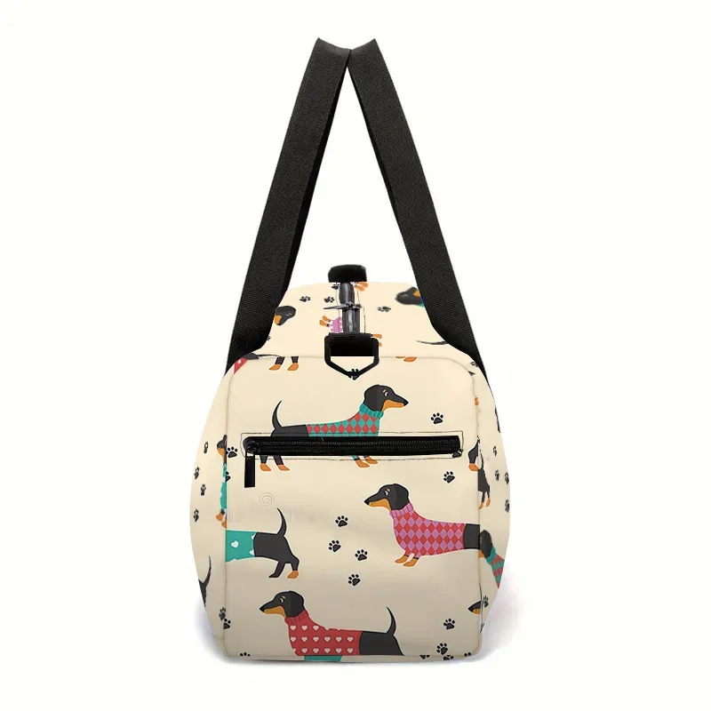 Cartoon Dog Large Capacity Luggage Bag  For Boy And Girls Best Gifts 2D Flat Cartoon Travel Duffels Hand Bag For Children thumbnail 5