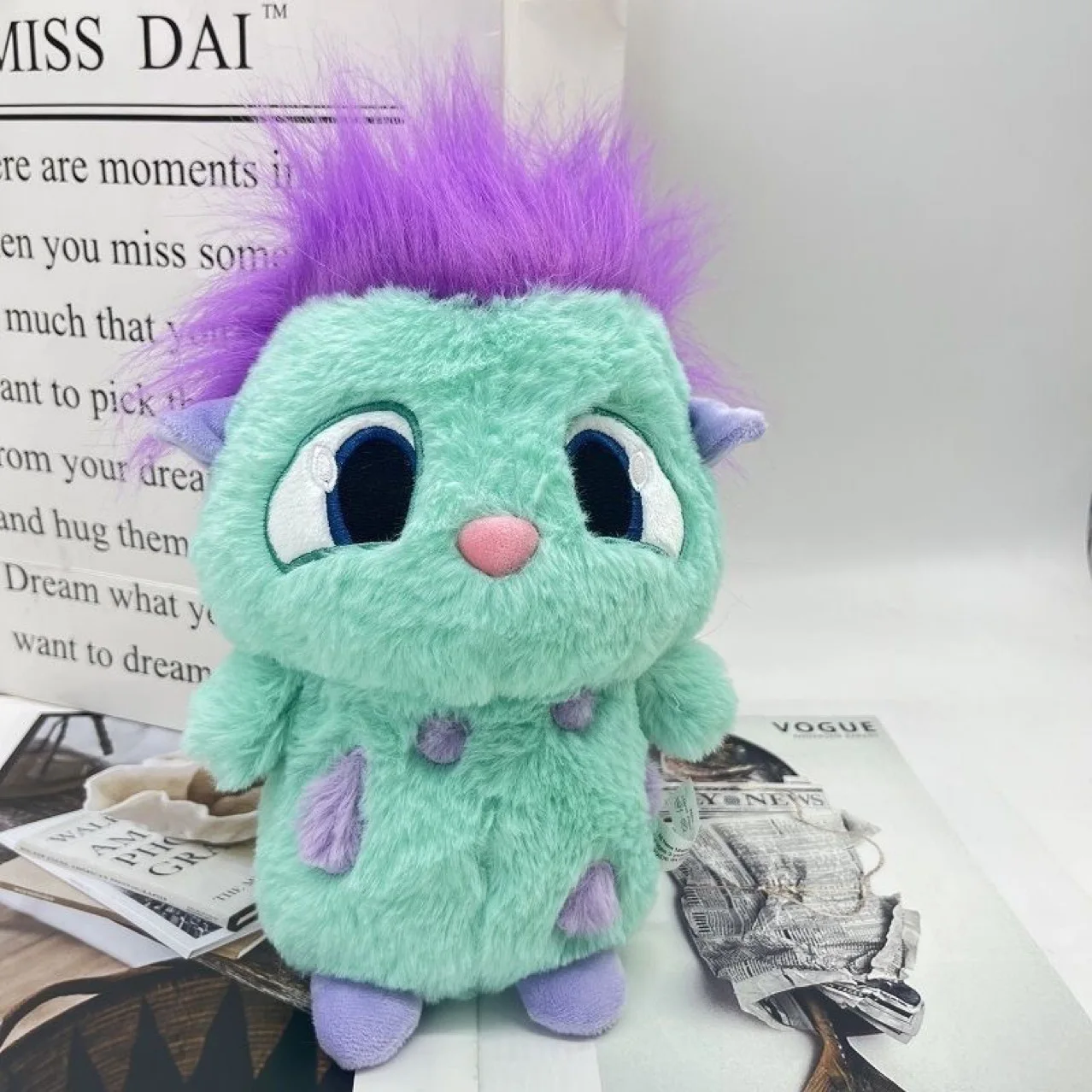 25cm Bibble Plush Toys Cute Soft Stuffed Anime Home Room Decor Dolls For Children Birthday Gift thumbnail 3