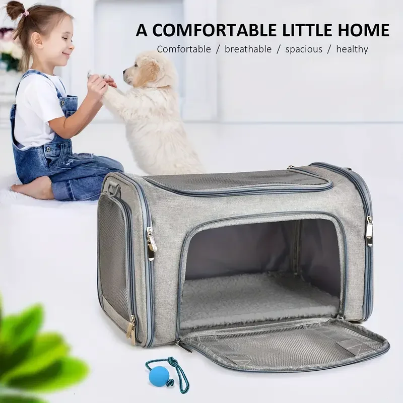 Pet Carrier Bag Side Ventilated Backpack Cat Pet Carriers Dog Travel Bag Airline Approved Transport for Small Dogs Cats Outgoing thumbnail 3