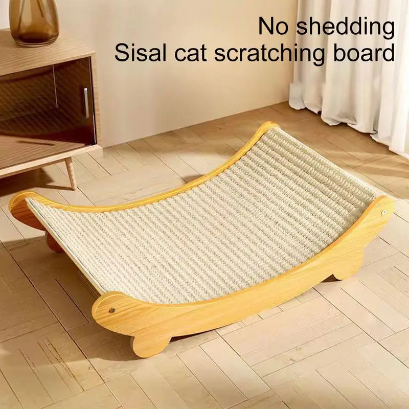 Sisal Cat Scratching Pad Reusable Cat Scratcher Cat Scratch Bed Nest for Pet Sleeping Playing Grinding Small Medium Large Cats