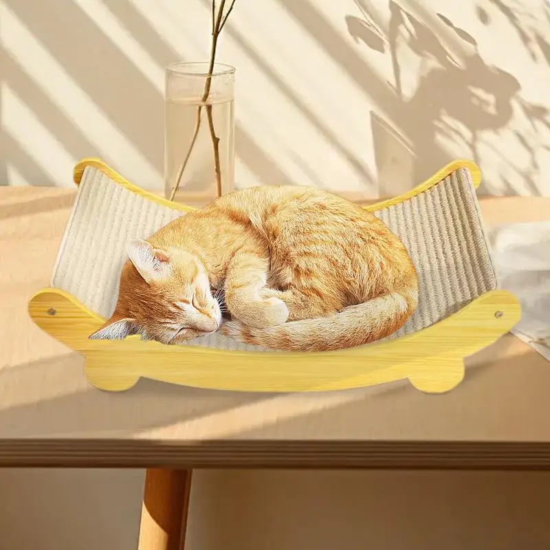 Sisal Cat Scratching Pad Reusable Cat Scratcher Cat Scratch Bed Nest for Pet Sleeping Playing Grinding Small Medium Large Cats thumbnail 2