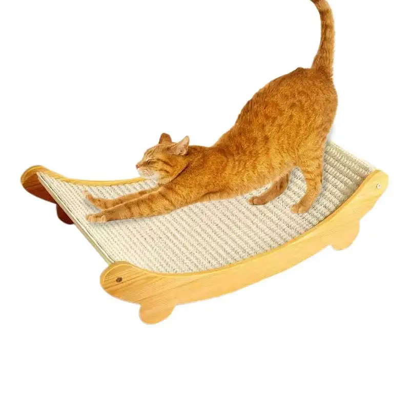 Sisal Cat Scratching Pad Reusable Cat Scratcher Cat Scratch Bed Nest for Pet Sleeping Playing Grinding Small Medium Large Cats thumbnail 5