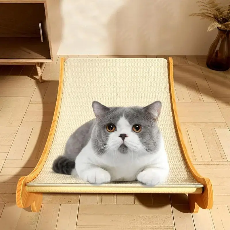 Sisal Cat Scratching Pad Reusable Cat Scratcher Cat Scratch Bed Nest for Pet Sleeping Playing Grinding Small Medium Large Cats thumbnail 3