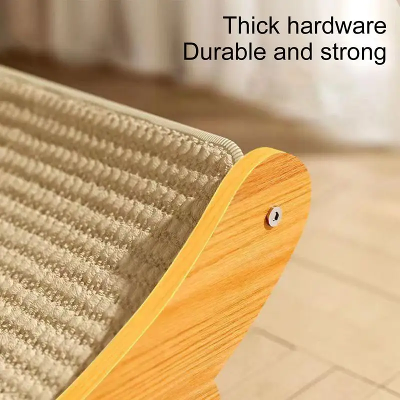 Sisal Cat Scratching Pad Reusable Cat Scratcher Cat Scratch Bed Nest for Pet Sleeping Playing Grinding Small Medium Large Cats thumbnail 4