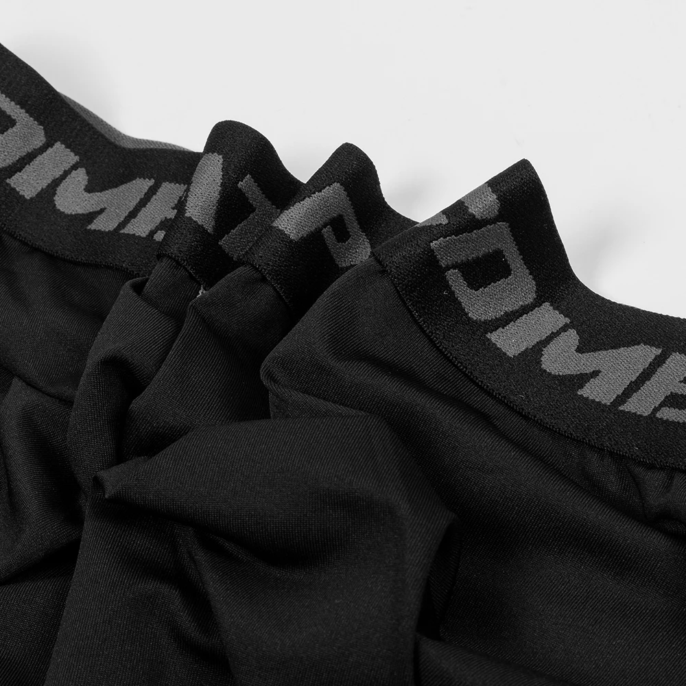 Men Sports Leggings Fitness Elastic Compression Tights Drying Quick Plus Size Pants Student Boy Running Training Stretch Shorts thumbnail 4